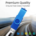 2GB 20 Pack Flash Drives Bulk, ABLAZE USB 2.0 Thumb Drives Bulk with Lanyards Swivel Memory Stick Bulk Flash Drives 20 Pack 2GB Pendrive Jump Drive USB 20 Pack (2GB 20 Pack, Blue)