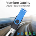 2GB 20 Pack Flash Drives Bulk, ABLAZE USB 2.0 Thumb Drives Bulk with Lanyards Swivel Memory Stick Bulk Flash Drives 20 Pack 2GB Pendrive Jump Drive USB 20 Pack (2GB 20 Pack, Blue)