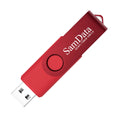 SamData 32GB USB Flash Drives 2 Pack 32GB Thumb Drives Memory Stick Jump Drive with LED Light for Storage and Backup (2 Colors: Black Blue)