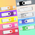 32GB USB Flash Drive 10 Pack, USB Drives 32GB JBOS USB Memory Stick Swivel Gig Stick USB Flash Drives 32GB USB2.0 Pendrive, Thumb Drives 10 Pack, Zip Drive, Jump Drive, 32GB USB (Mixed Colors)