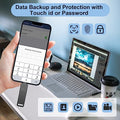 Apple MFi Certified Photo Stick, 3 in 1 iPhone Flash Drive 512GB, iPhone Memory Stick for Photo Storage iPhone Thumb Drive External Storage Compatible for iPhone/PC/iPad/More Devices