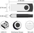 2GB 20 Pack Flash Drives Bulk, ABLAZE USB 2.0 Thumb Drives Bulk with Lanyards Swivel Memory Stick Bulk Flash Drives 20 Pack 2GB Pendrive Jump Drive USB 20 Pack (2GB 20 Pack, Blue)