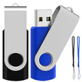 2GB 20 Pack Flash Drives Bulk, ABLAZE USB 2.0 Thumb Drives Bulk with Lanyards Swivel Memory Stick Bulk Flash Drives 20 Pack 2GB Pendrive Jump Drive USB 20 Pack (2GB 20 Pack, Blue)