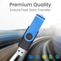 2GB 20 Pack Flash Drives Bulk, ABLAZE USB 2.0 Thumb Drives Bulk with Lanyards Swivel Memory Stick Bulk Flash Drives 20 Pack 2GB Pendrive Jump Drive USB 20 Pack (2GB 20 Pack, Blue)