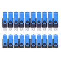 2GB 20 Pack Flash Drives Bulk, ABLAZE USB 2.0 Thumb Drives Bulk with Lanyards Swivel Memory Stick Bulk Flash Drives 20 Pack 2GB Pendrive Jump Drive USB 20 Pack (2GB 20 Pack, Blue)